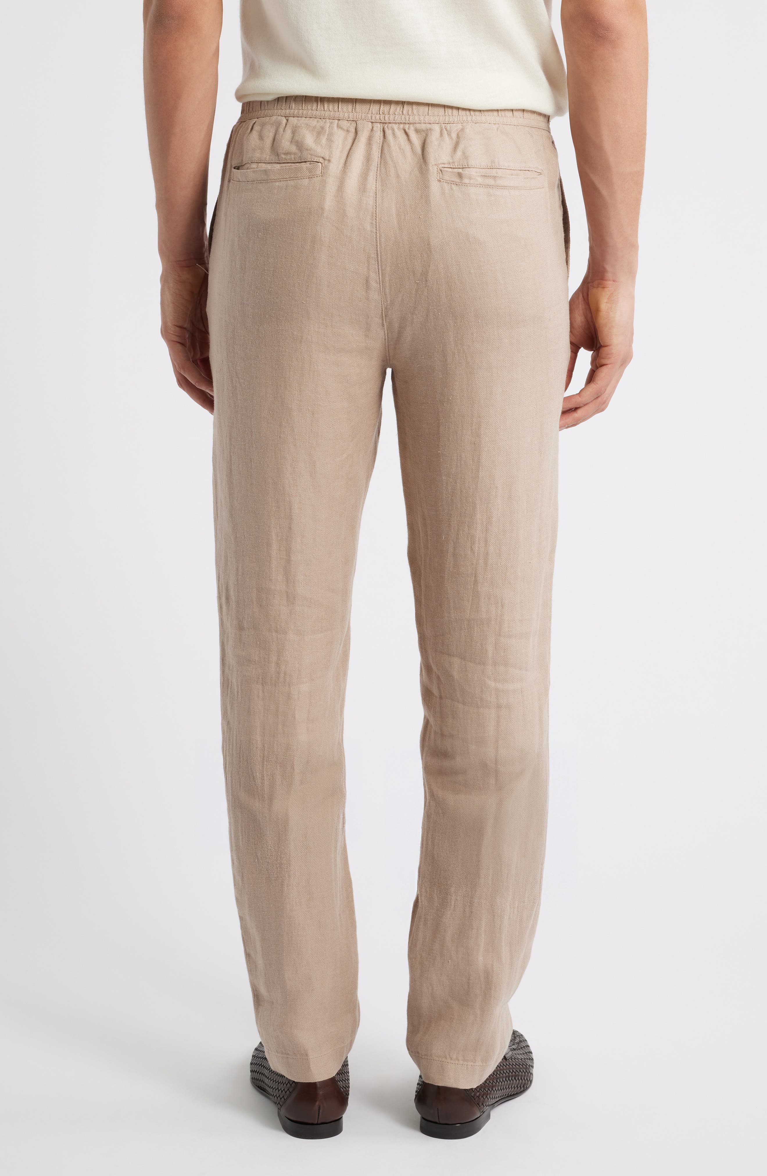 Tristan Drawstring Linen Pants - image 2