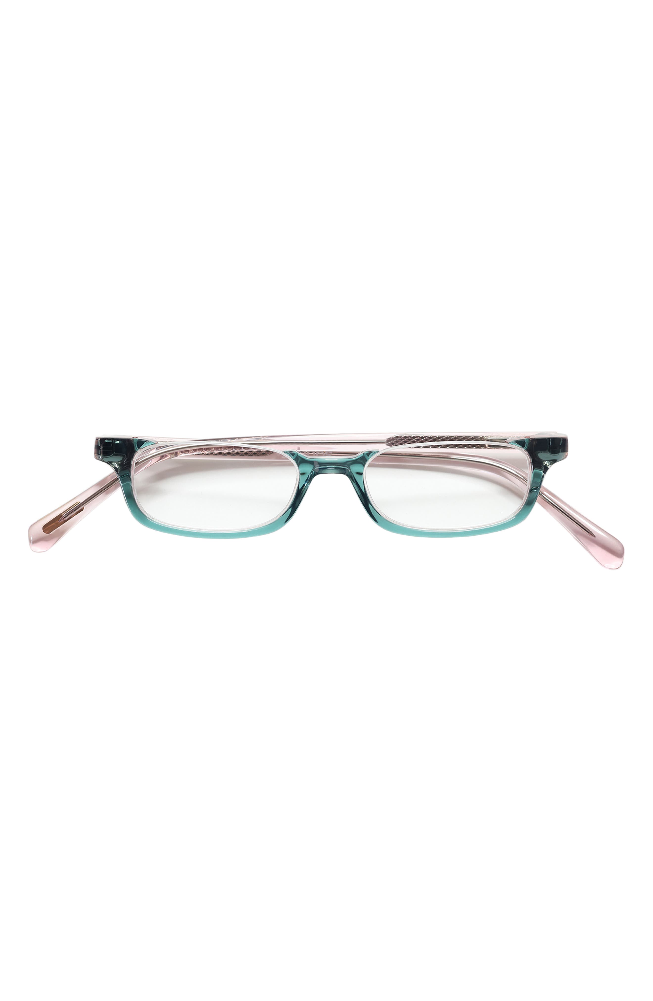 selected GREEN/ BLUSH/ CLEAR
