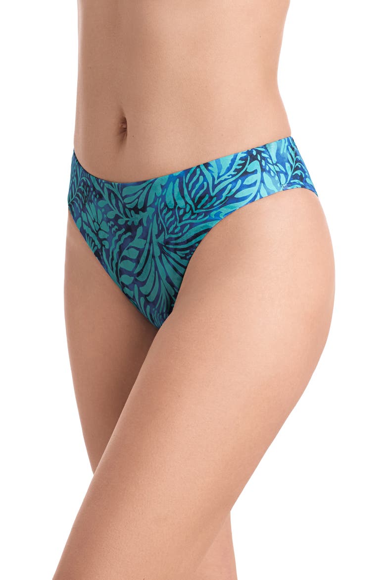 Ryann High Cut Bikini Bottoms, Alternate, color, FLORA
