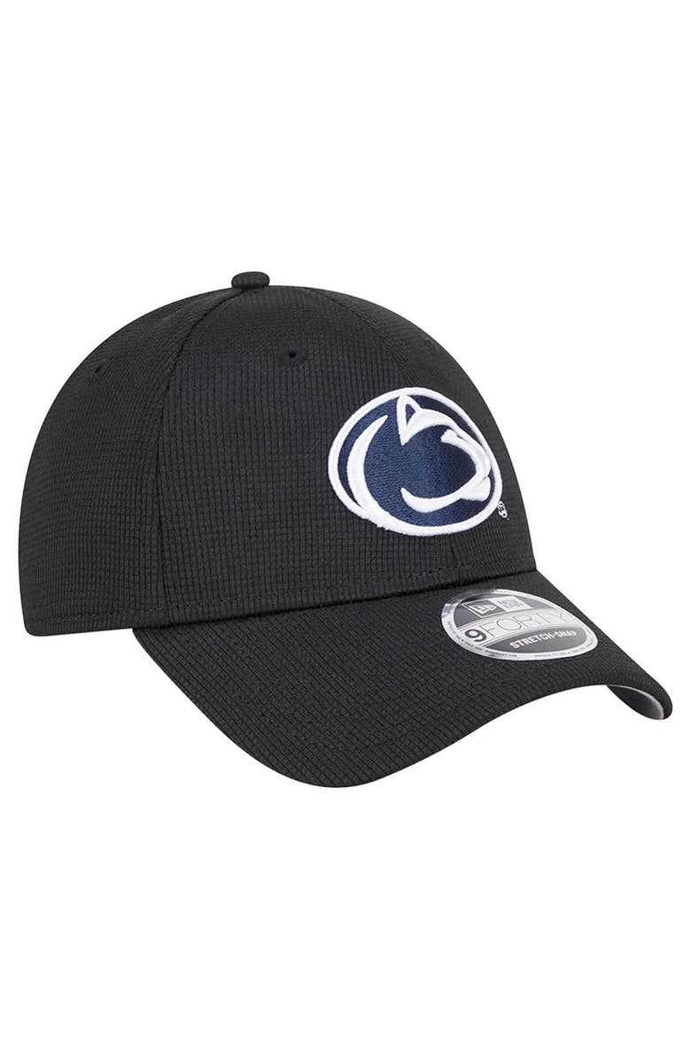 New Era Men's New Era Black Penn State Nittany Lions Pivot 9FORTY Stretch-Snap Adjustable Hat, Alternate, color, Black