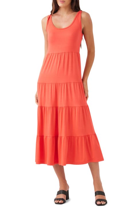 Tiered Midi Dress