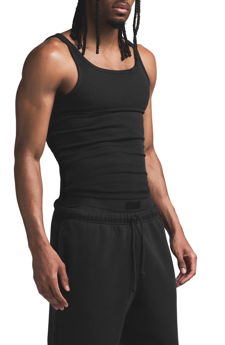 SKIMS Cotton Rib Tanks 3-Pack, Alternate, color, Onyx
