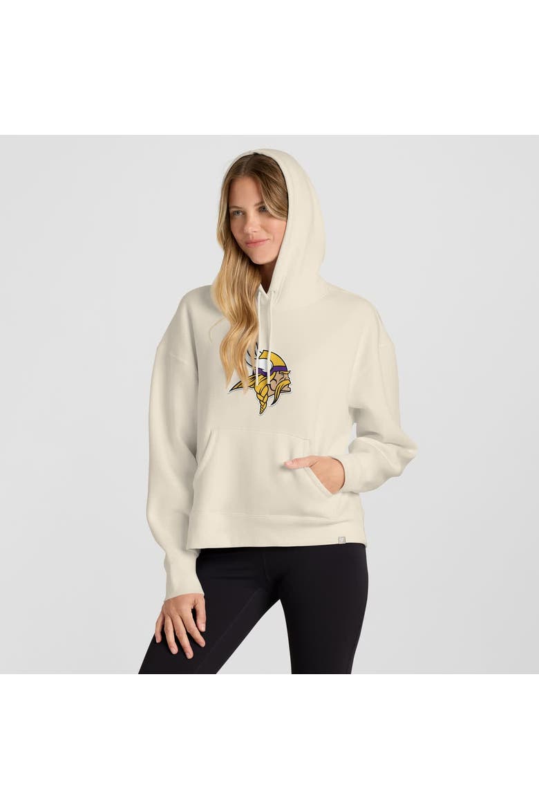 Women's Fanatics Cream Minnesota Vikings Dove Legacy Pullover Hoodie, Alternate, color, Cream