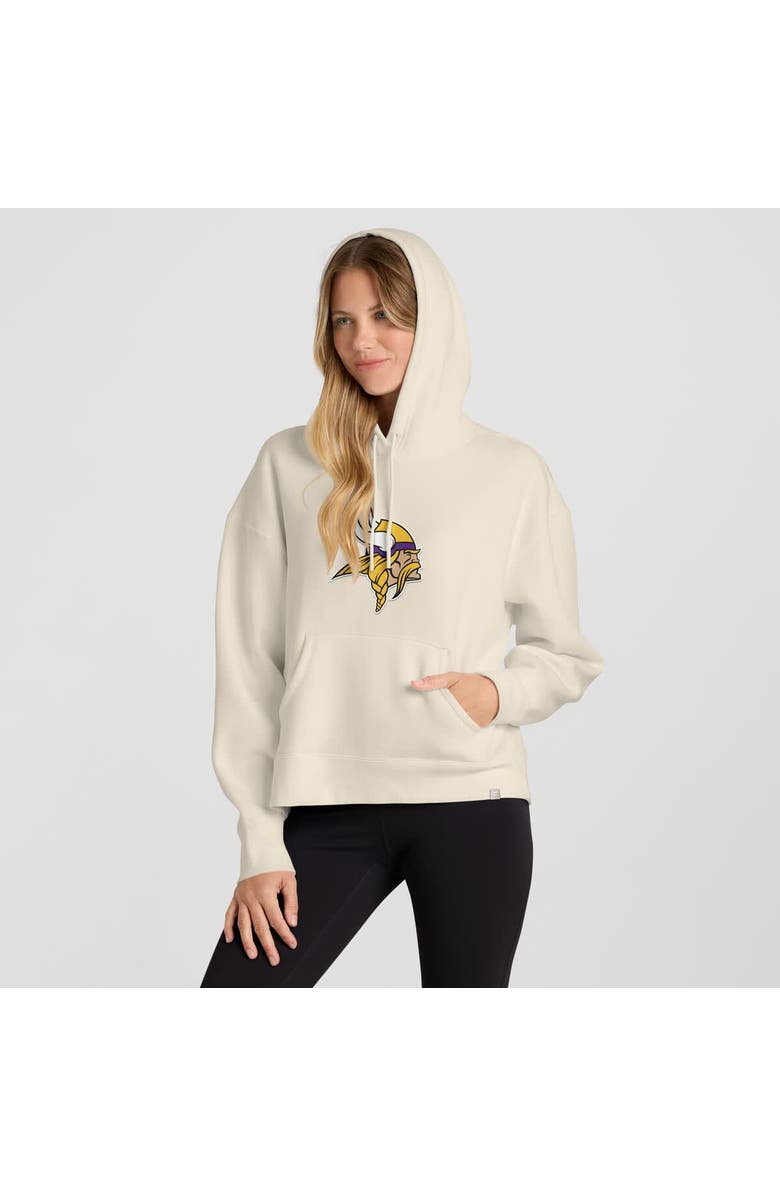FANATICS Women's Fanatics Cream Minnesota Vikings Dove Legacy Pullover Hoodie, Alternate, color, Cream