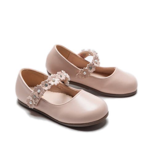 Tulleen Floral-strap Ballerina Shoes In Pink