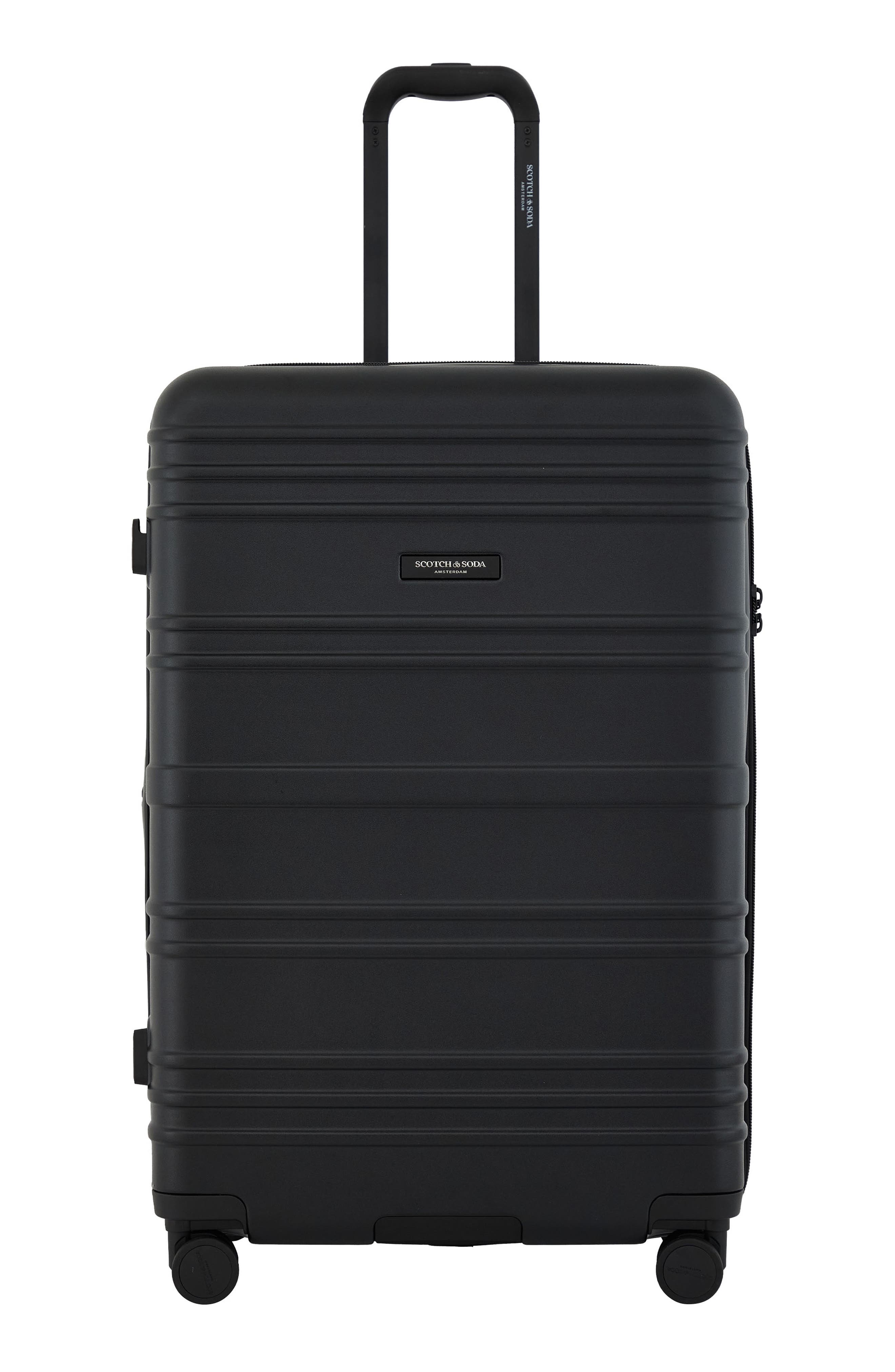 Scotch & Soda Rotterdam 3-Piece Luggage Set, Alternate, color, Black