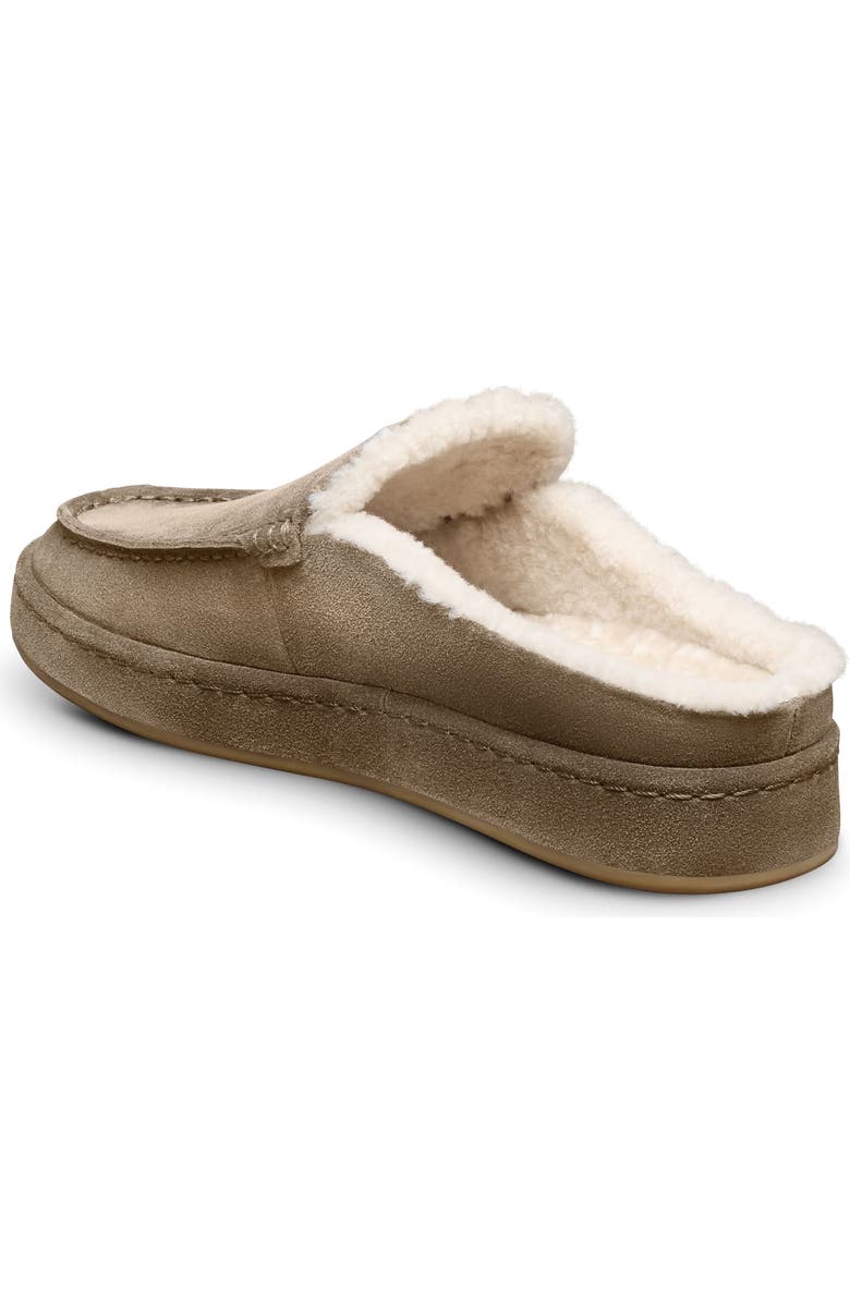 Allen Edmonds Bowen Genuine Shearling Lined Mule Slipper, Alternate, color, Tobacco