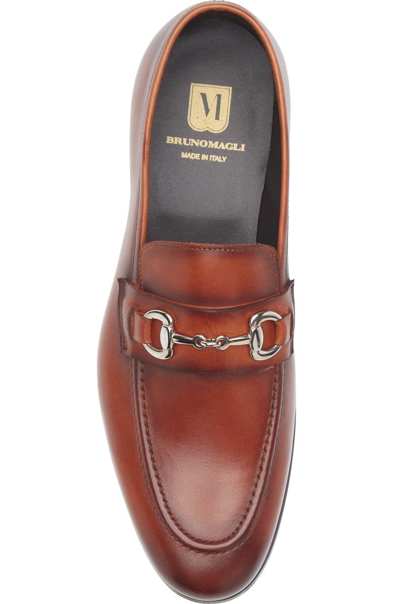 Bruno Magli Nino Horsebit Loafer, Alternate, color, Cognac