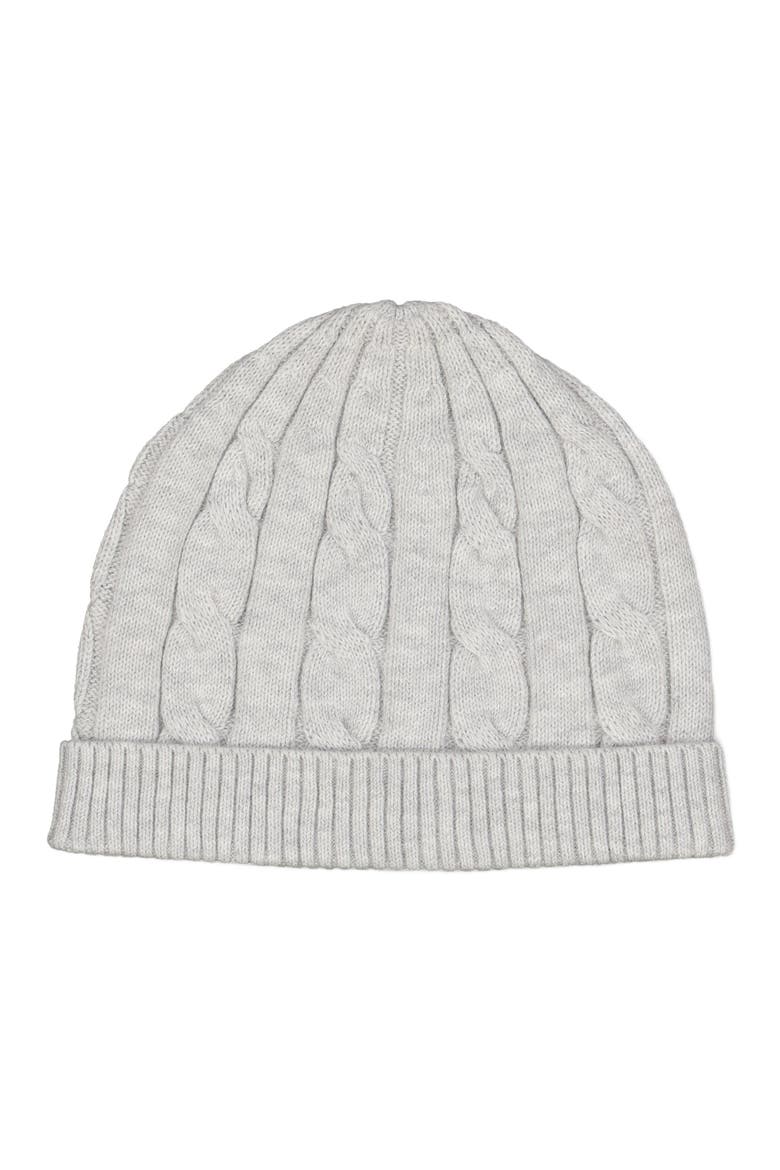 Baby Organic Cotton Sweater Beanie and Bootie Set, Alternate, color, Light Gray Heather