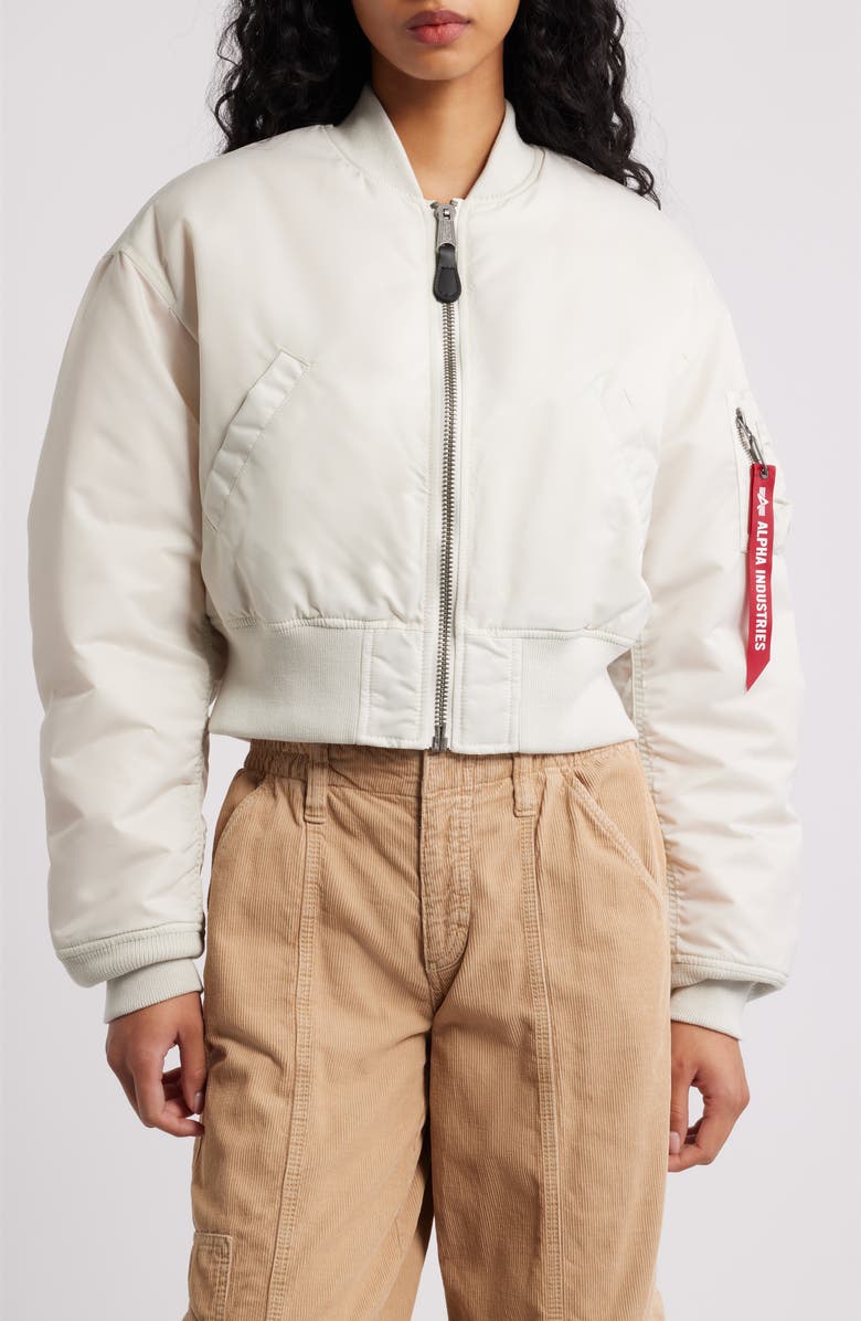 Alpha Industries MA-1 Crop Flight Jacket | Nordstrom