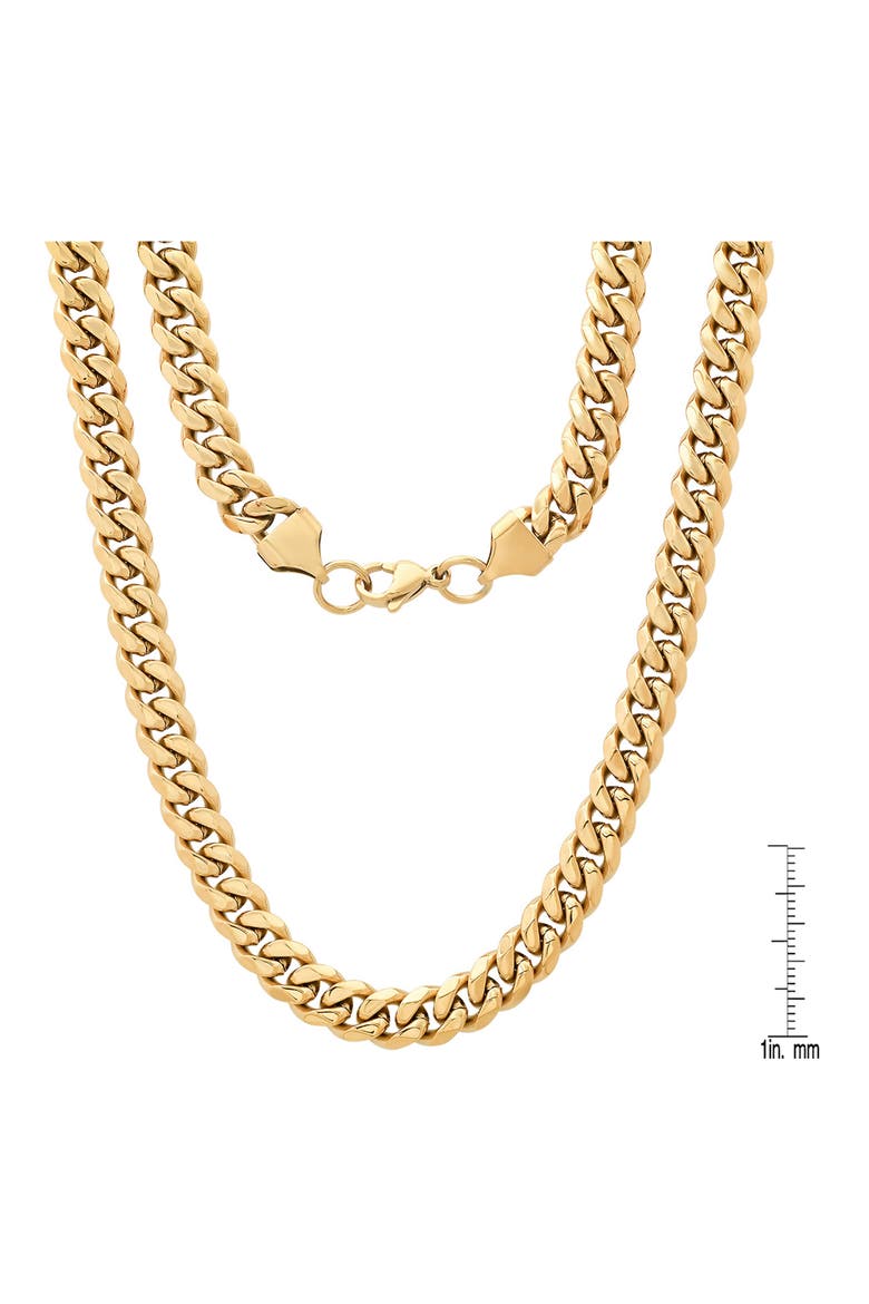 Men's Curb Chain Necklace, Alternate, color, GOLD