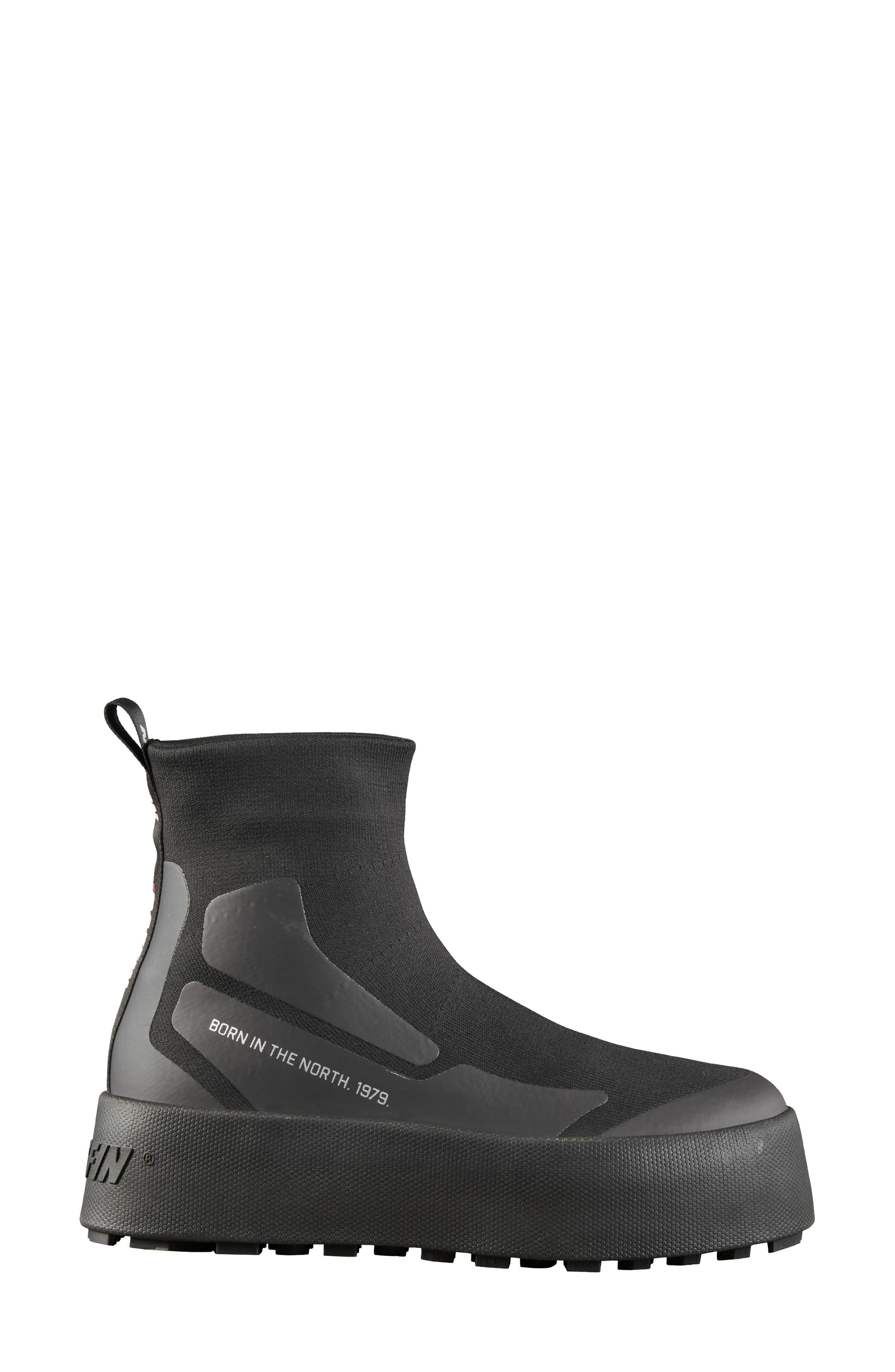 Baffin Elba Platform Winter Bootie, Alternate, color, Black