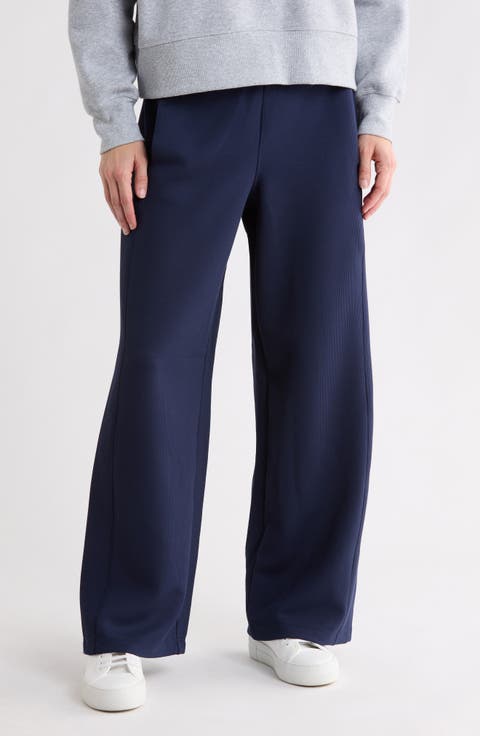 Highline Rib High Waist Wide Leg Pants