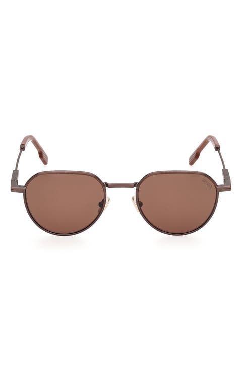 54mm Round Sunglasses