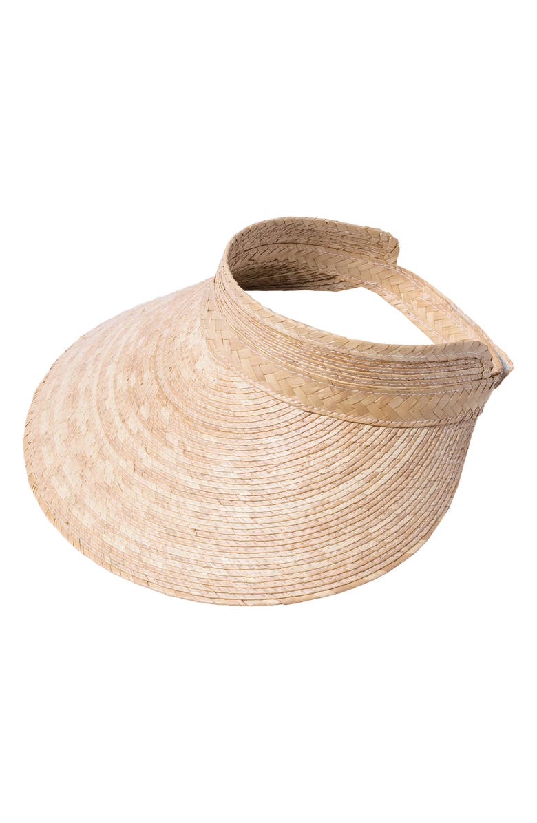 LSPACE Coastal Sea Straw Visor, Main, color,