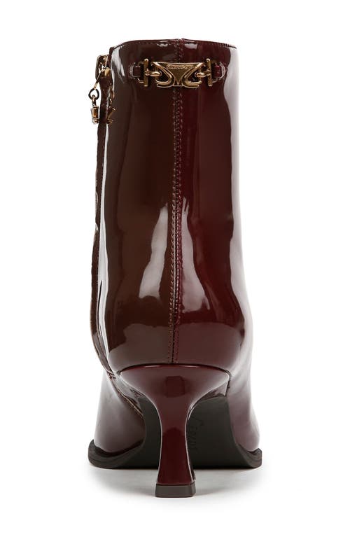 Circus Ny By Sam Edelman Women's Yuki Kitten-heel Pointed-toe Booties In Chianti/deep Pecan