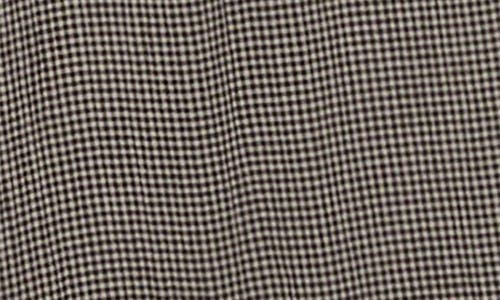 Mango Gingham Stretch Cotton Pajamas In Gray