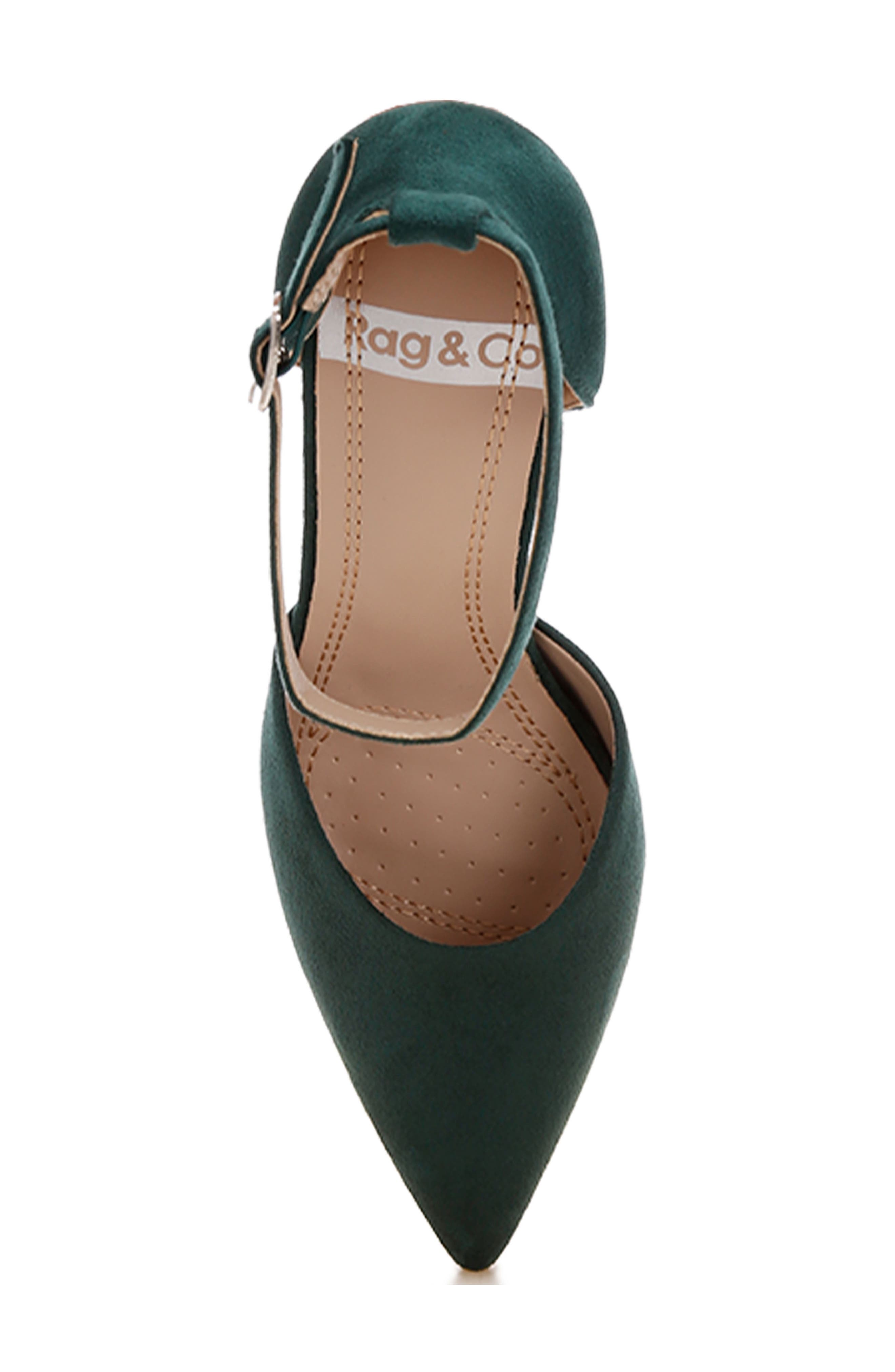 Dolona Pointed Toe Pump, Alternate, color, GREEN SUEDE