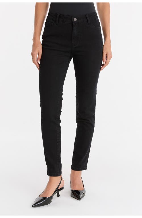 The Noli Shop Layla Skinny Jean In Black