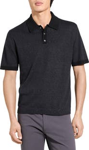 Theory Linen & Silk Polo