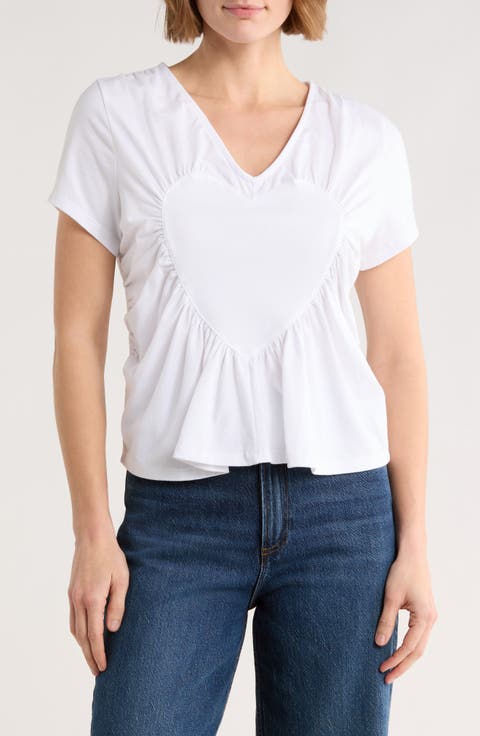 Ruched Heart Top