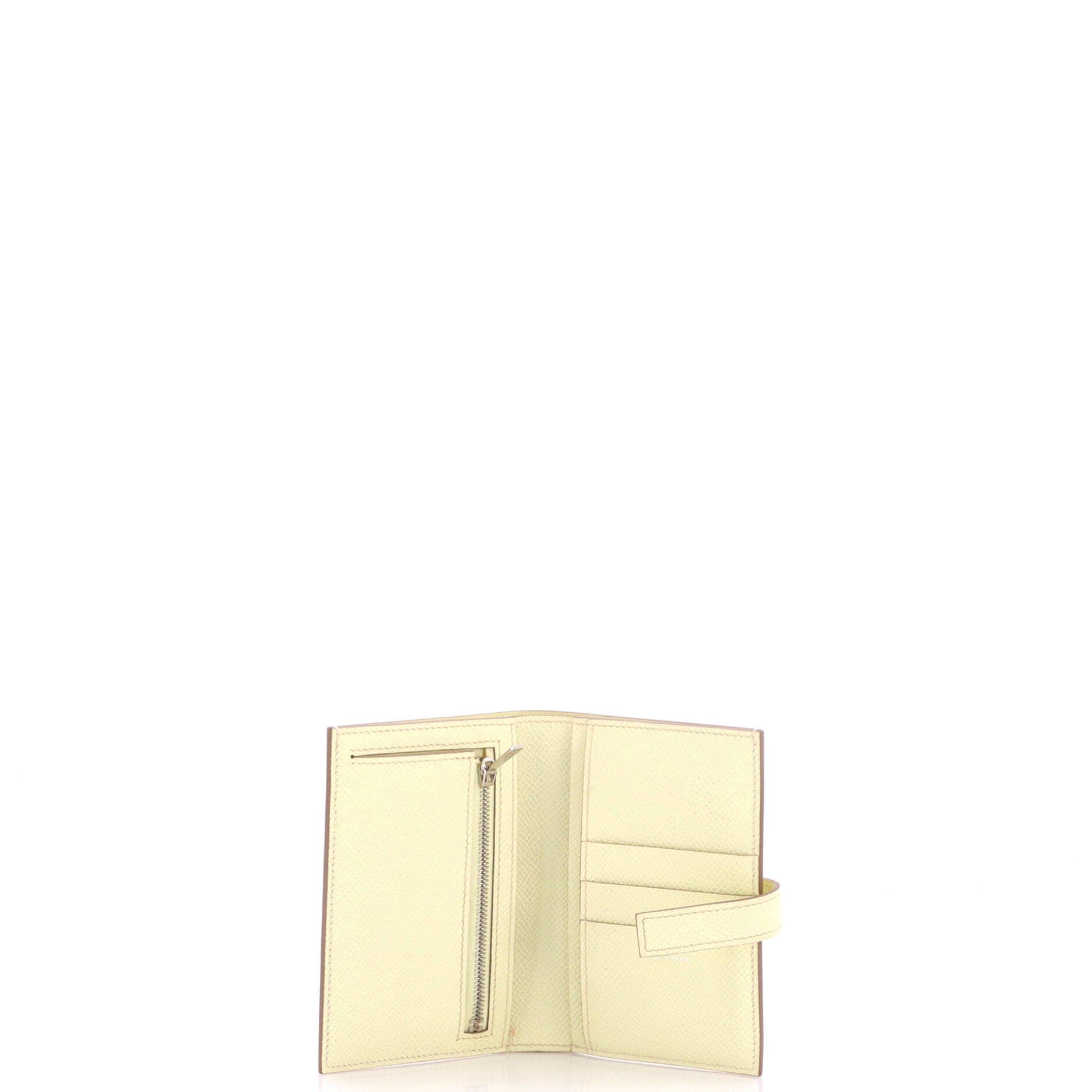 New H Passant Wallet Epsom Compact, Alternate, color, Yellow