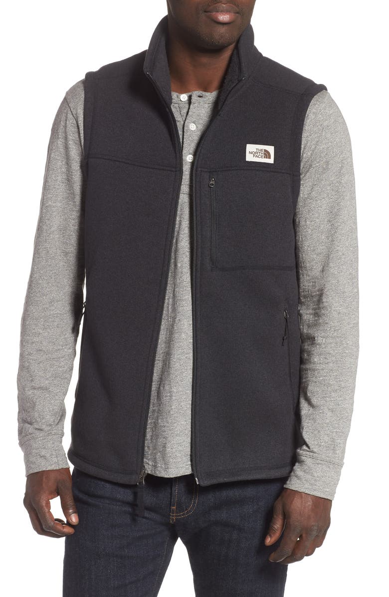 The North Face Gordon Lyons Sweater Fleece Vest, Main, color, 