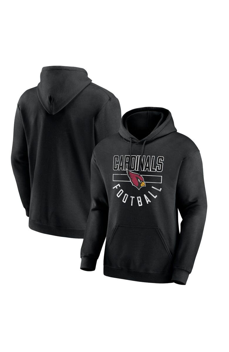 FANATICS Men's Fanatics Branded Black Arizona Cardinals Bubble Screen Pullover Hoodie, Main, color,