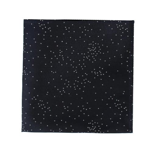 Trafalgar Mystere Metallic Star Light 12 X 12 Silk Pocket Square