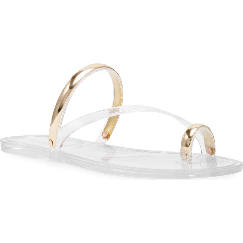 Steve Madden Fuze Slide Sandal In Transparent