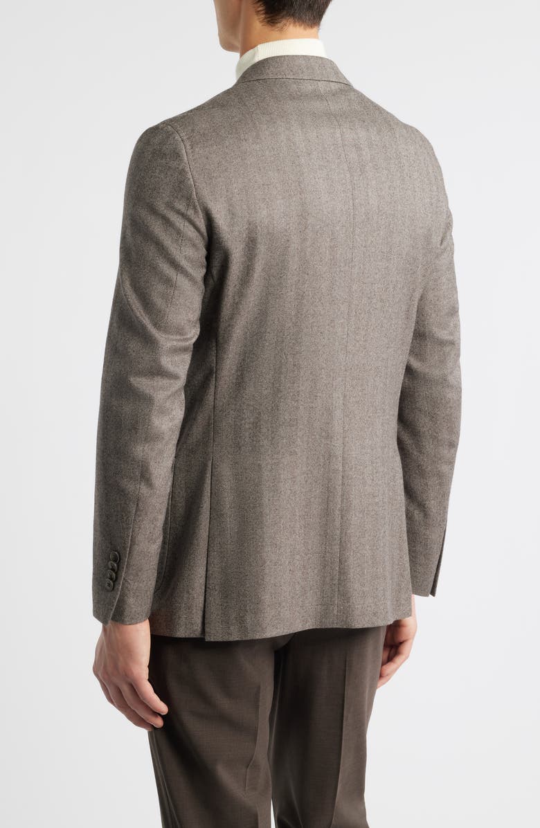 Peter Millar Hyperlight Soft Wool Sport Coat, Alternate, color, Brown