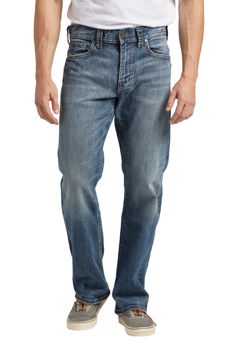 Gordie Relaxed Fit Straight Leg Jeans, Main, color, INDIGO