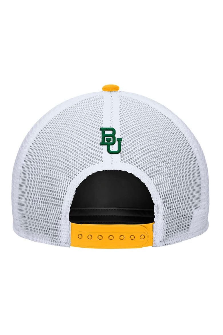 Men's Nike Gold Baylor Bears 2025 On-Field Rise Trucker Adjustable Hat, Alternate, color, Gold