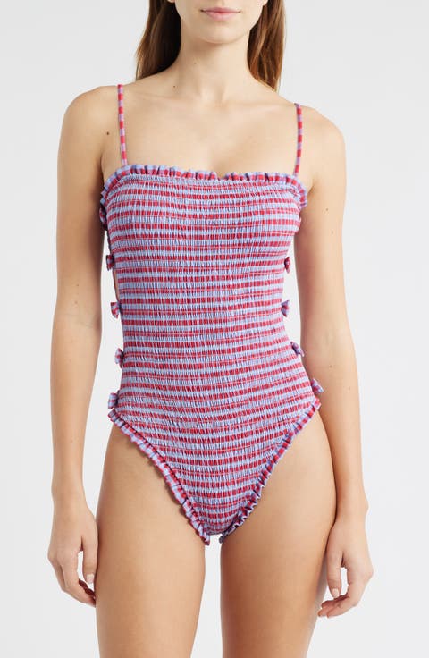 Betty Plaid One Piece Swimsuit