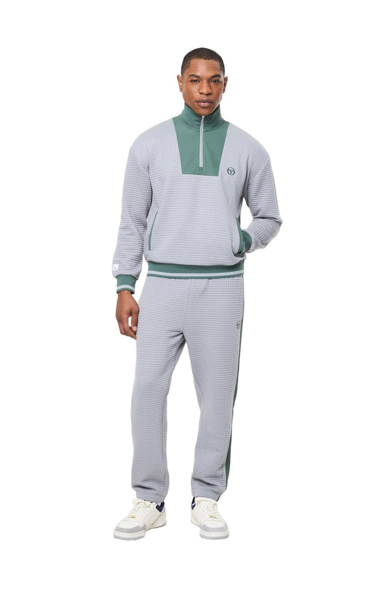 Sergio Tacchini Netto Quarter Zip, Main, color, Sleet