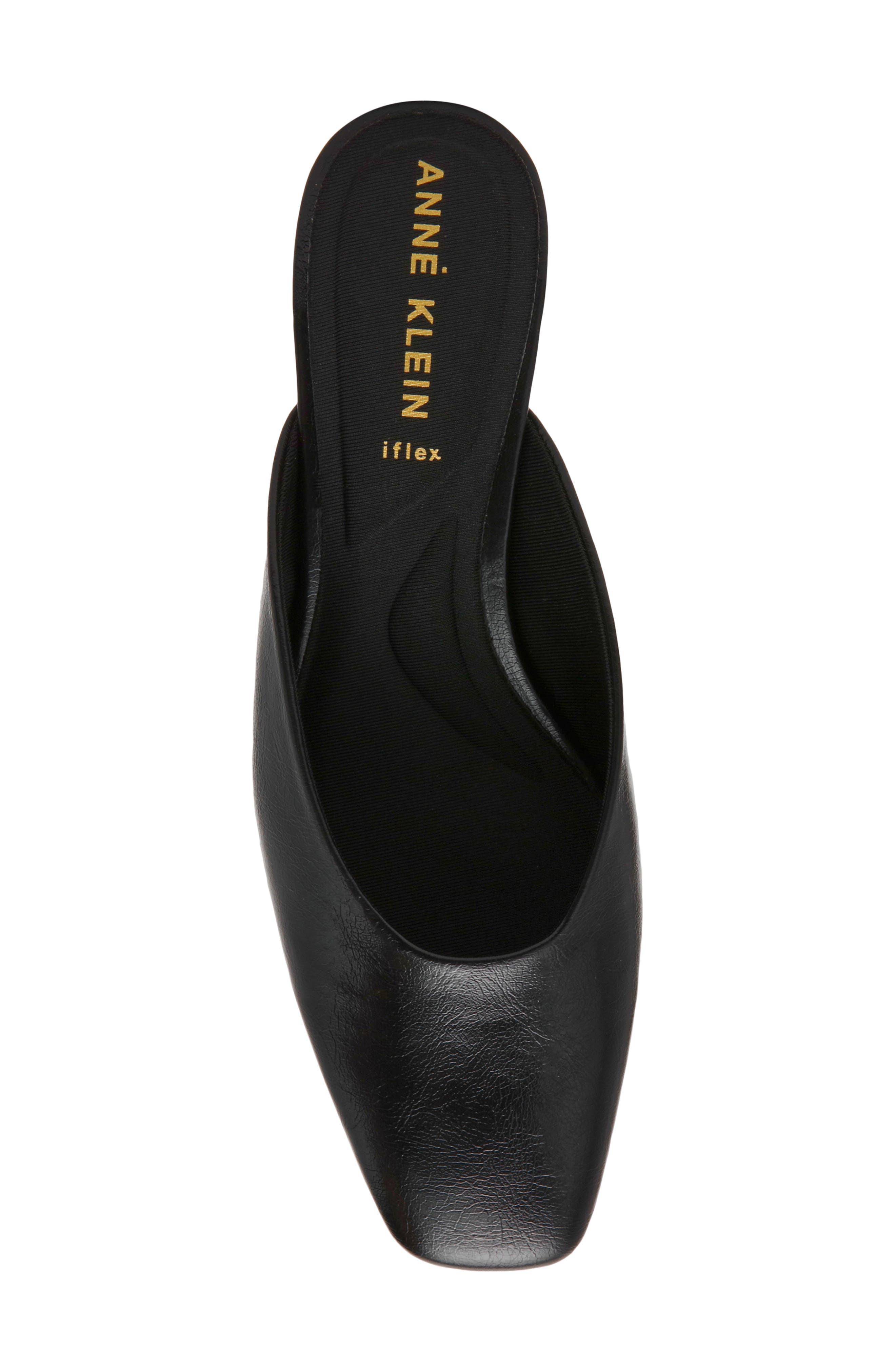 Anne Klein Maeus Mule, Alternate, color, Black Crinkle
