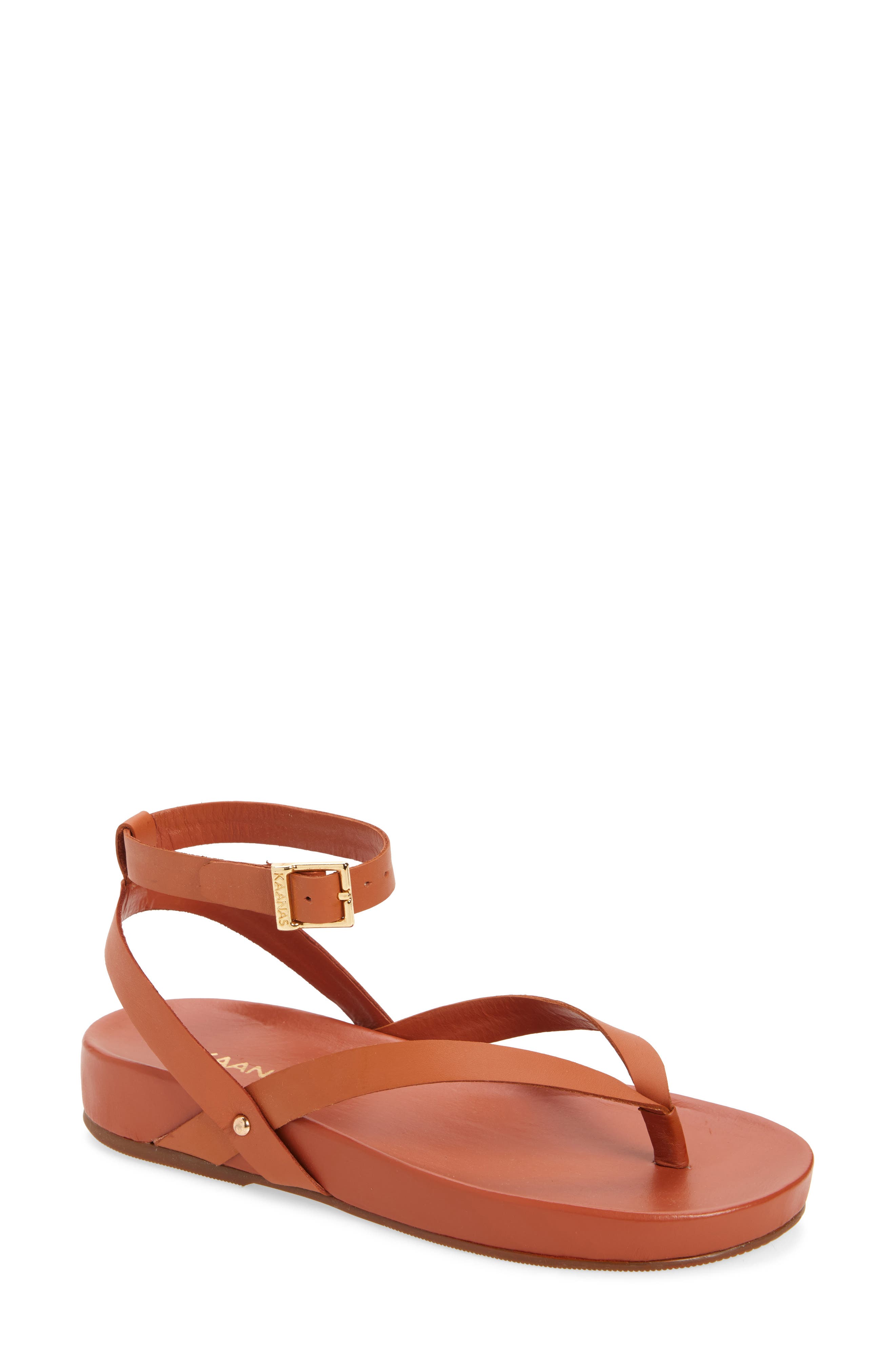 Kaanas Koko Ankle Strap Sandal, Main, color, 