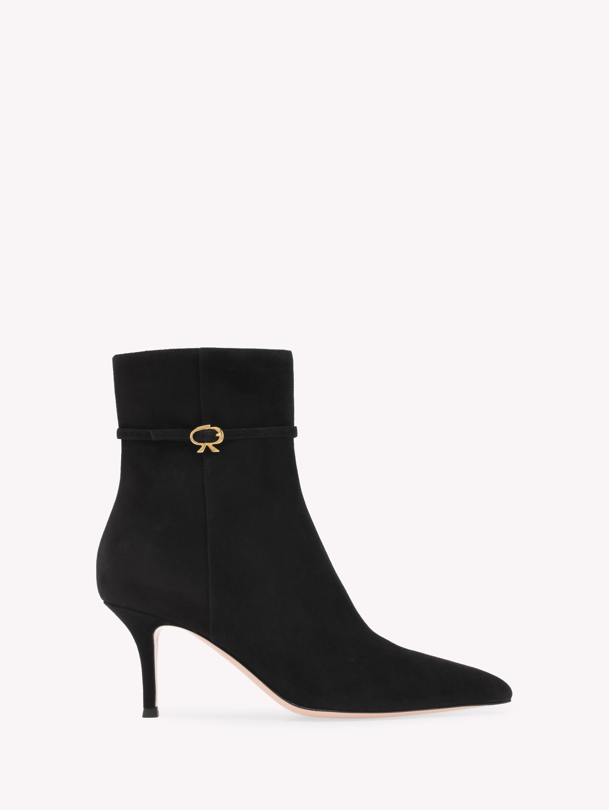 Gianvito Rossi Ribbon Ville 70 Bootie, Main, color, 