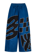 Untitled in Motion Yamina Abstract Applique Wide Leg Pant