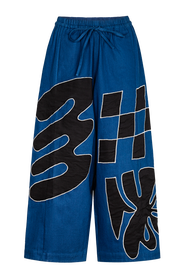 Untitled in Motion Yamina Abstract Applique Wide Leg Pant