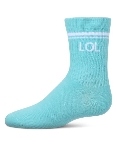 LOL Athletic Crew Socks (Toddler, Little Kid & Big Kid)