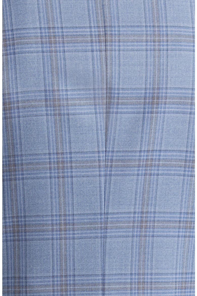 Jay Slim Fit Plaid Wool Sport Coat, Alternate, color, LIGHT BLUE