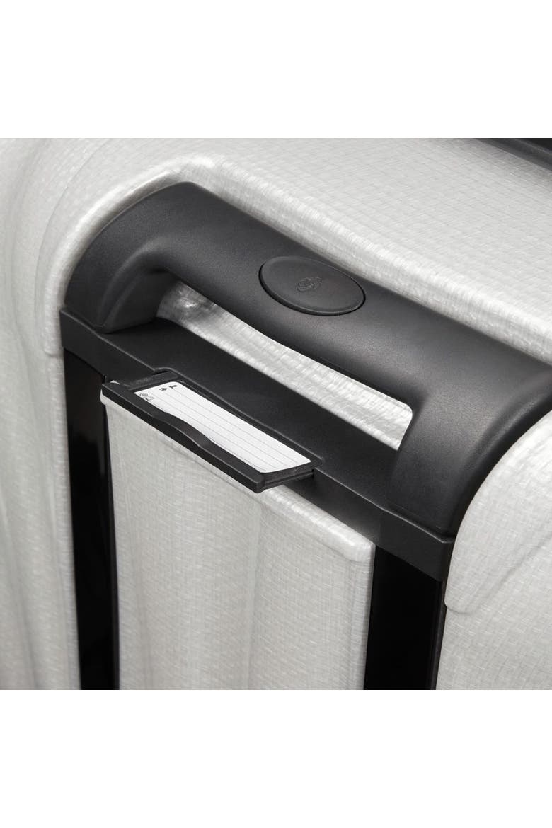 C-LITE Hardside 33" Extra Large Checked Spinner Luggage, Alternate, color, Off White
