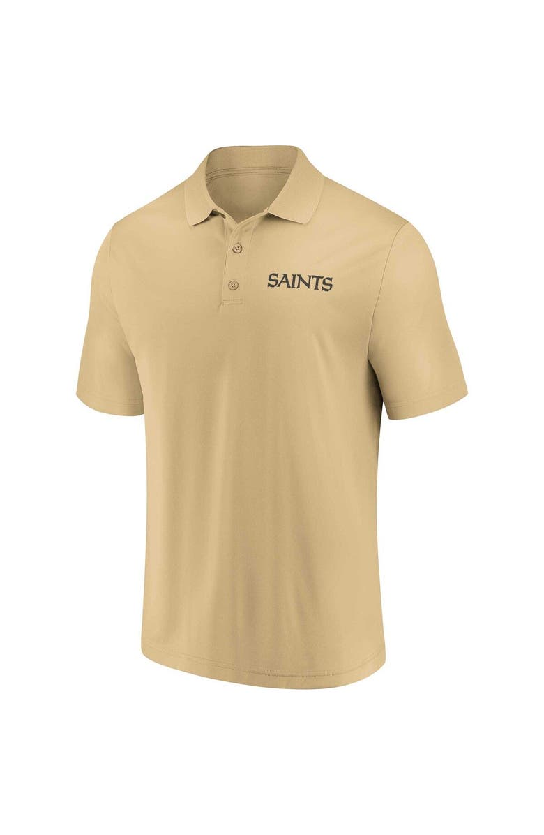 FANATICS Men's Fanatics Branded Black/Gold New Orleans Saints Dueling Two-Pack Polo Set, Alternate, color, 