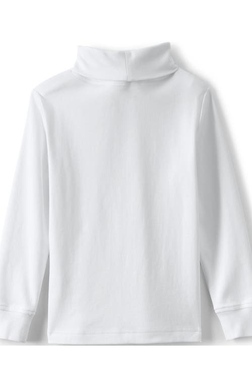 Lands' End Kids Turtleneck In White