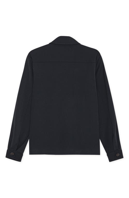 Les Deux Marseille Hybrid Shirt Jacket In Blue