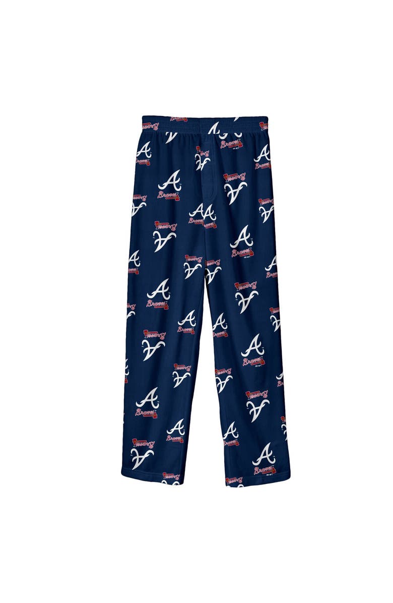Outerstuff Youth Fanatics Navy Atlanta Braves Team Pants, Main, color, 