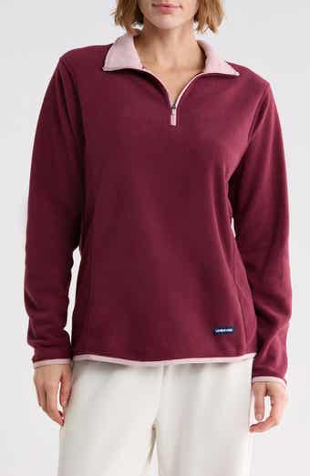 Quarter Zip Fleece Insulated Pullover Jacket