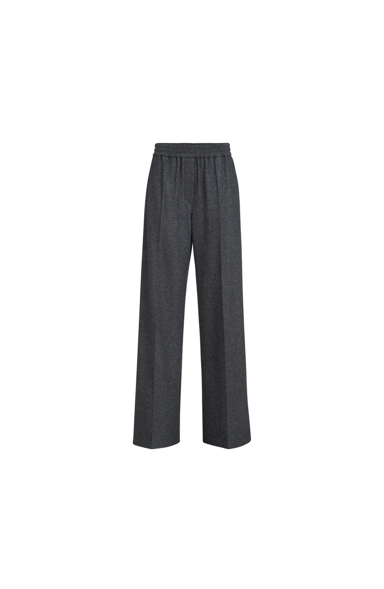 Brunello Cucinelli Cashmere jersey trousers, Alternate, color, Anthracite