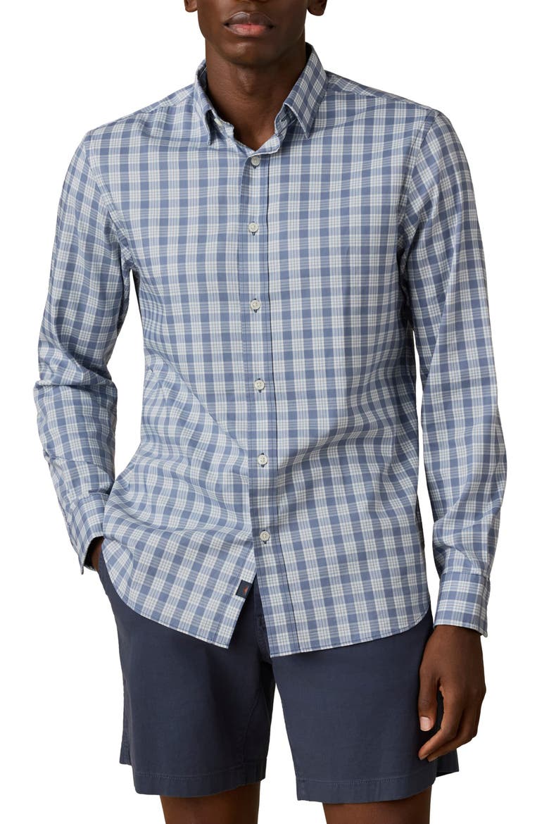 The Movement Plaid Button-Up Shirt, Main, color, LAKE RILEY PLAID